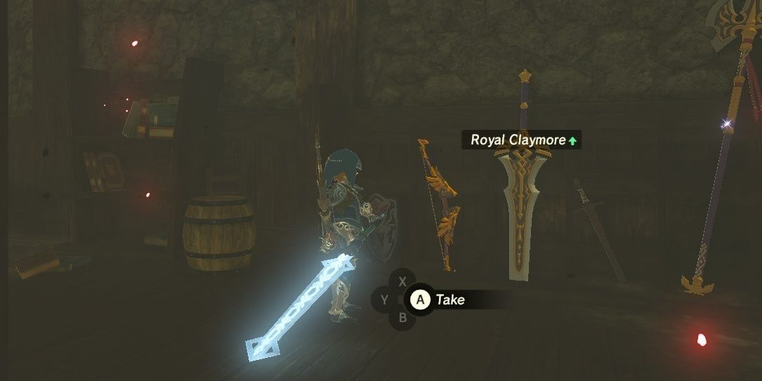 Link finds Royal Claymore