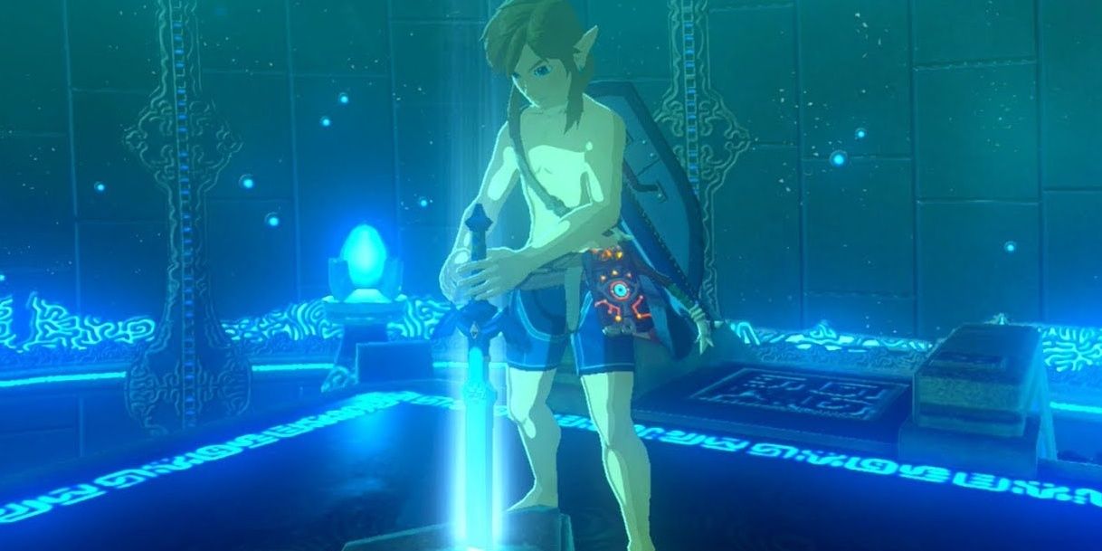 Link with Upgraded Master Sword