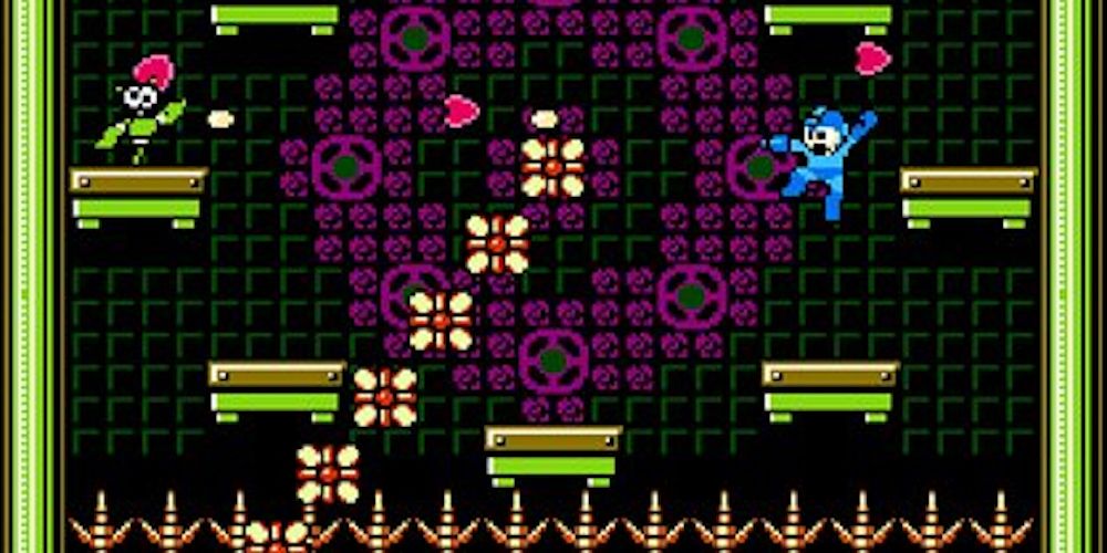 Avoiding enemy attacks in Mega Man 9