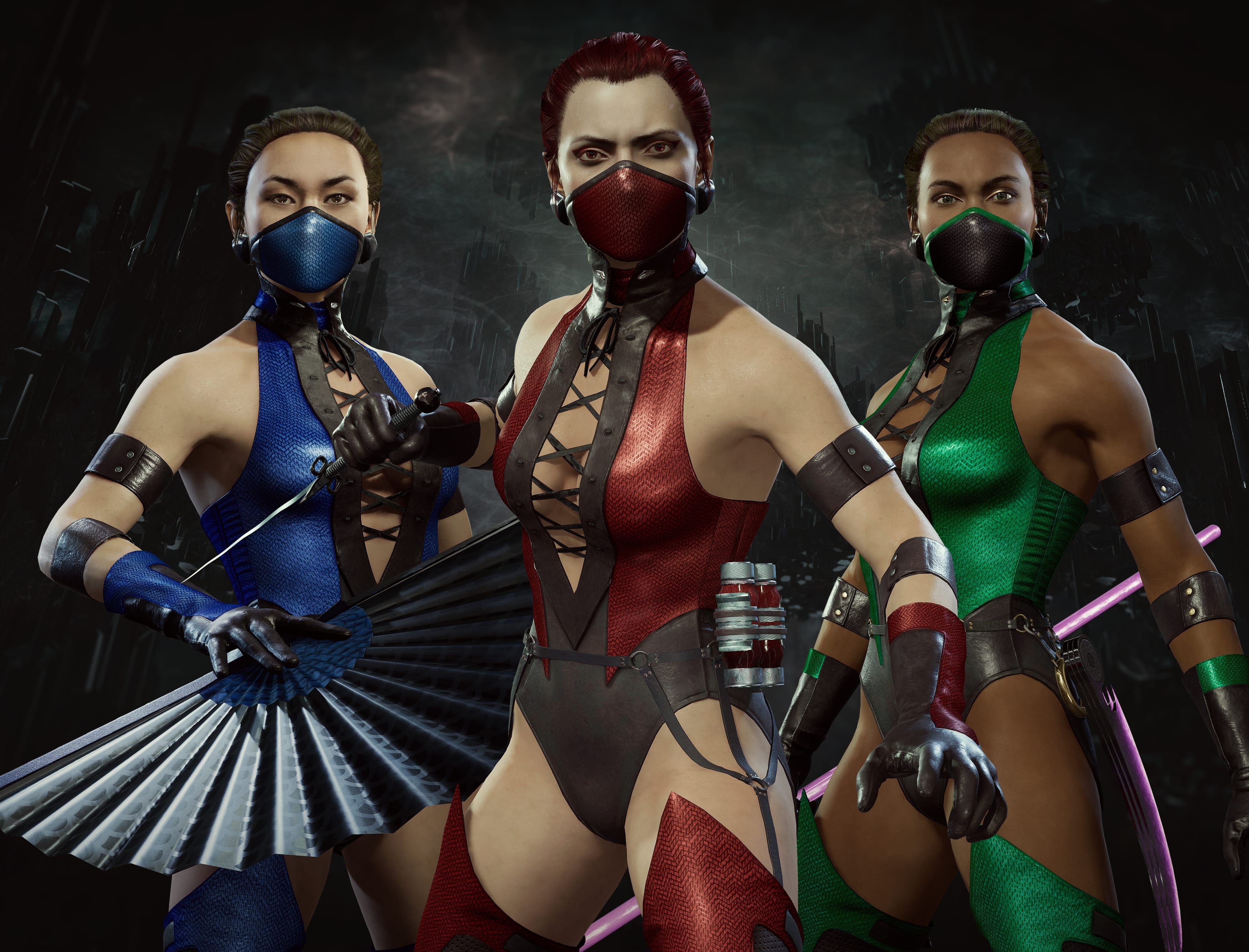 mortal kombat 11 femme fatale skin pack