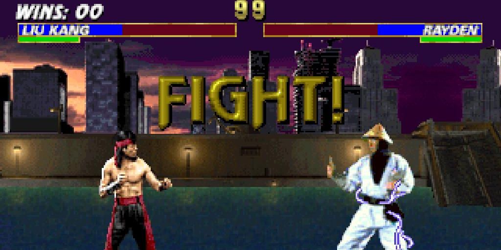 N64 Mortal Kombat Trilogy Liu Kang Versus Raiden