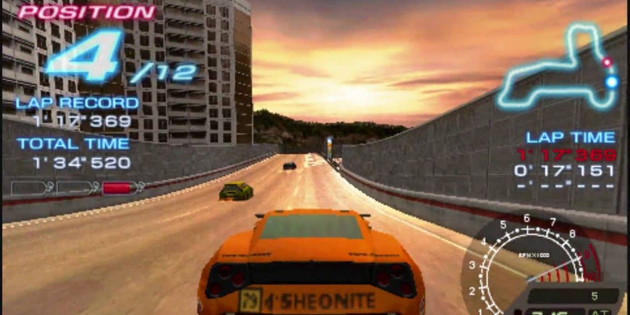 PSP Ridge Racer Sunset