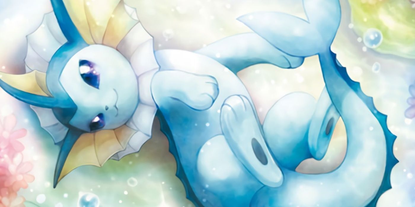 Vaporeon is a water type that Eevee can evolve into by using a Waterstone…