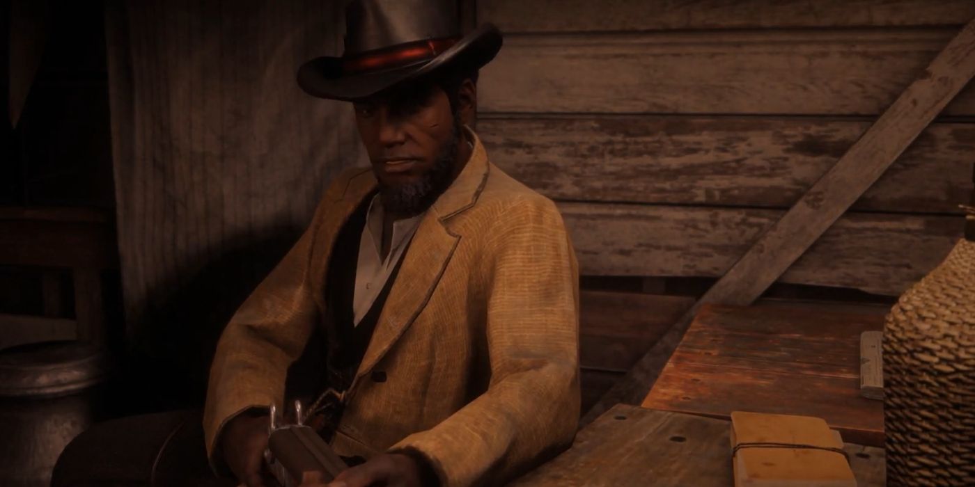 Red Dead Online Anthony Foreman Sitting Down