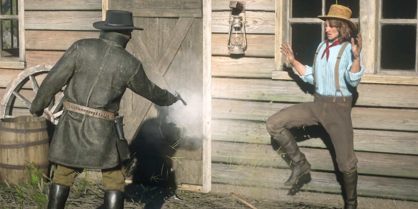 Red Dead Redemption 2 Laramie Gang Bullying A Farmhand