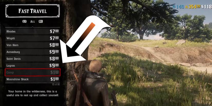 Players in Red Dead Online were unable to fast-travel to their camp.
