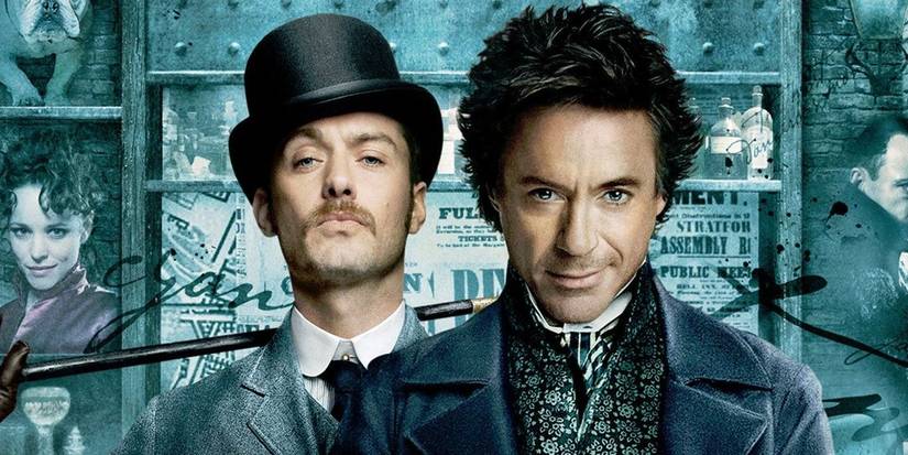 2009 Robert Downey Jr. and Jude Law in Sherlock Holmes