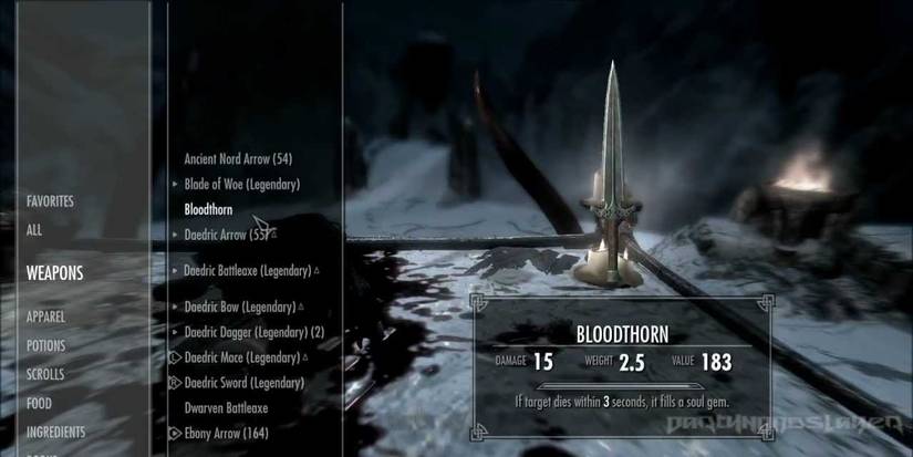 Skyrim Bloodthorn