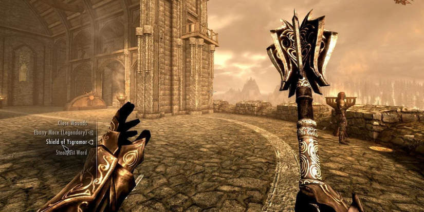 Ebony weapons are some of the best in Skyrim