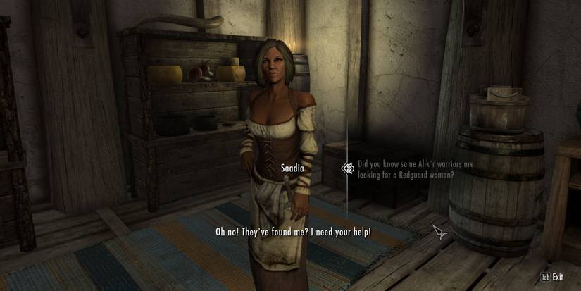 https://www.reddit.com/r/skyrim/comments/7dnsik/redguard_woman_quest_who_is_lying/
