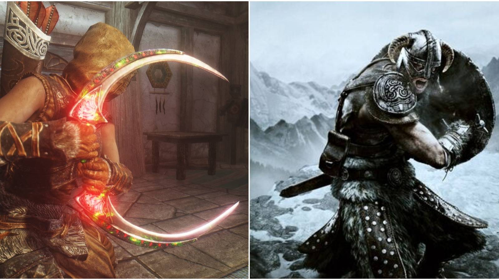 Skyrim Weapon Mod Daedric Crescent Dovahkiin