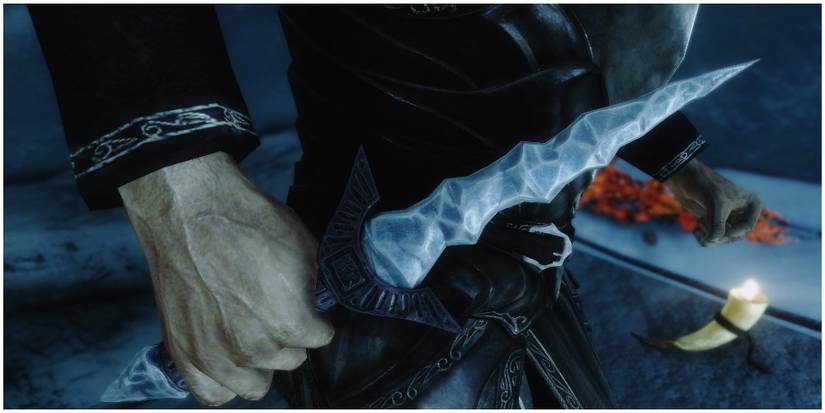 Skyrim Weapon Mod Ice Blade Of The Monarch