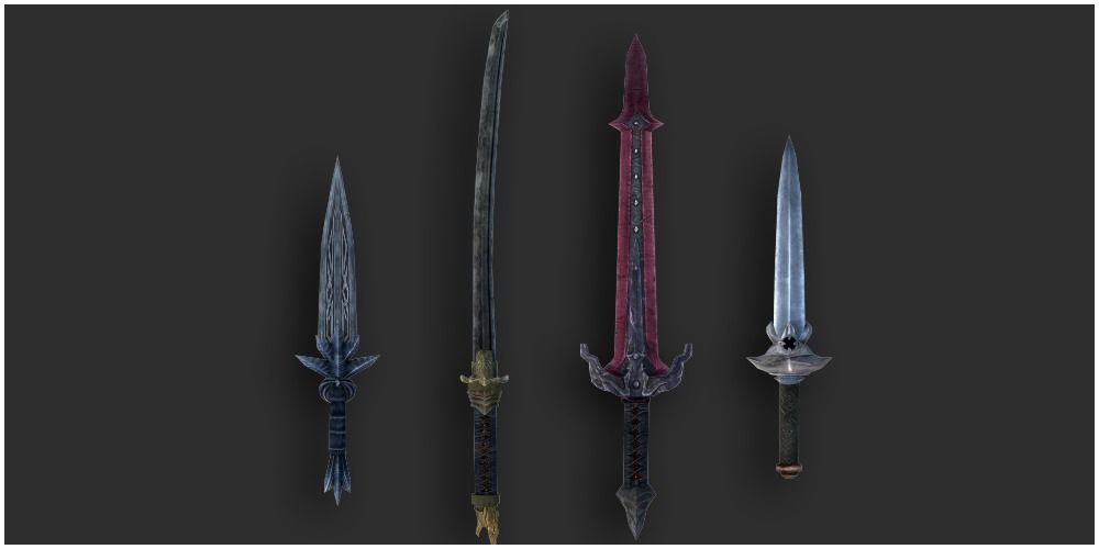 skyrim special edition weapons mod