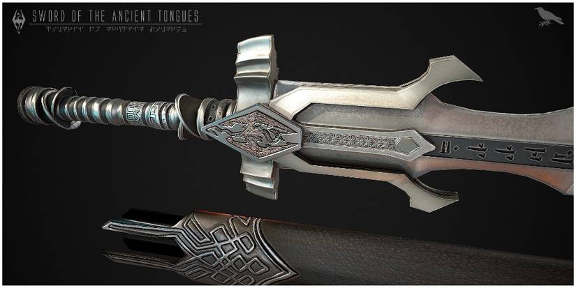 Skyrim Weapon Mod Sword Of The Ancient Tongues