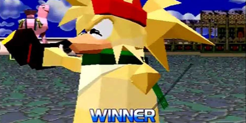 Bark The Polar Bear's Victory in Sonic the Fighters