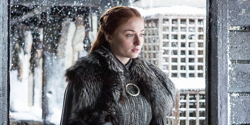 Sophie Turner as Sana Stark in HBO's Game of Thrones