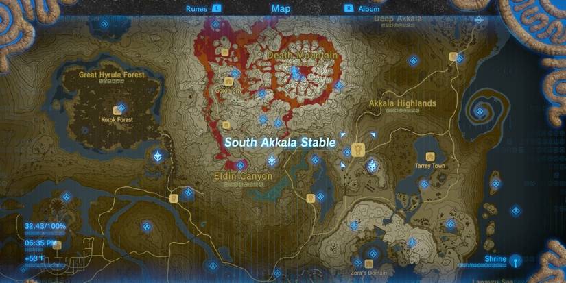 South Akkala Stable botw