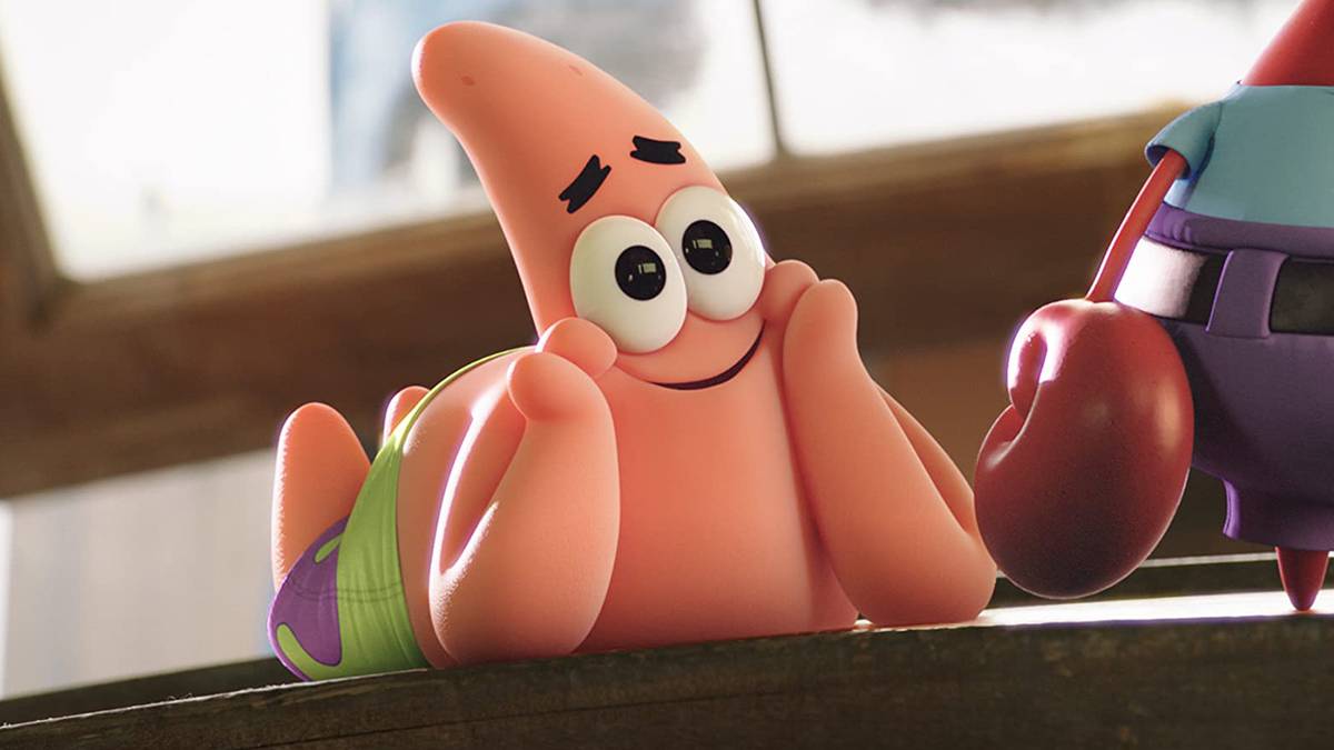 Patrick Star in the SpongeBob SquarePants movie