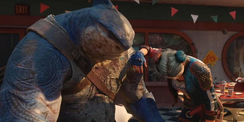 Suicide Squad: Kill the Justice League - Bummed Harley And Shark