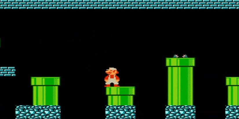 super mario bros lost levels warp pipes