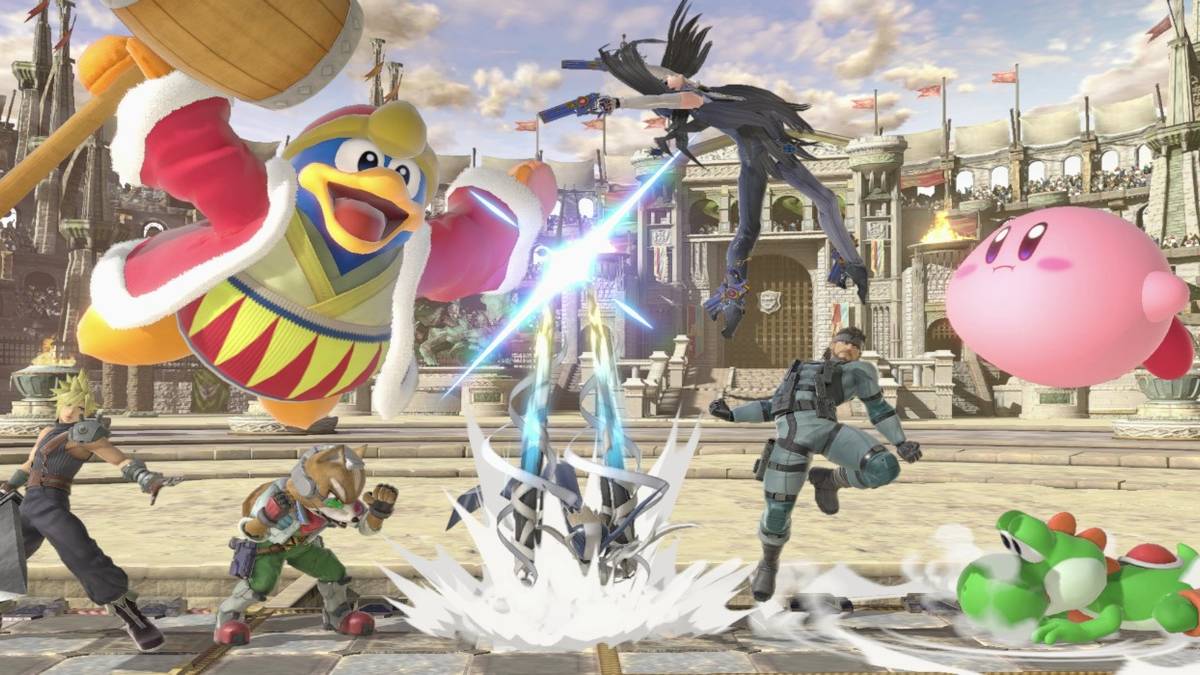 smash bros ultimate fight