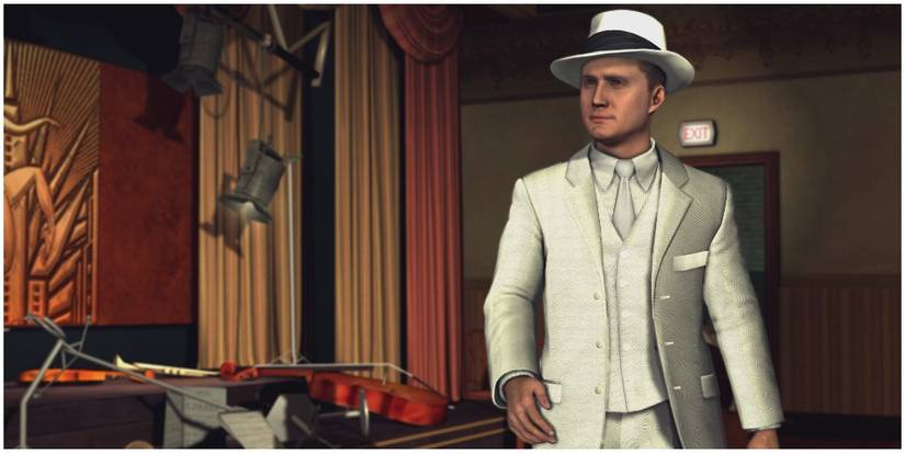 Cole walking inside of a building