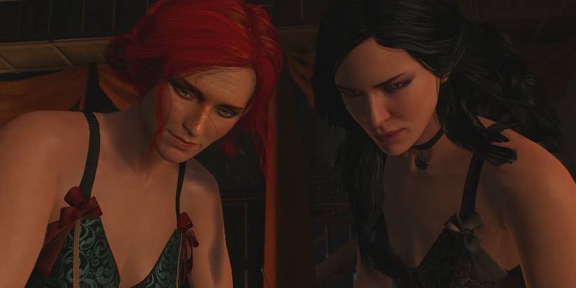 The Witcher 3 Yenn and Triss
