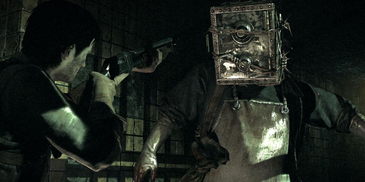 The Evil Within Sebastian fights The Keeper