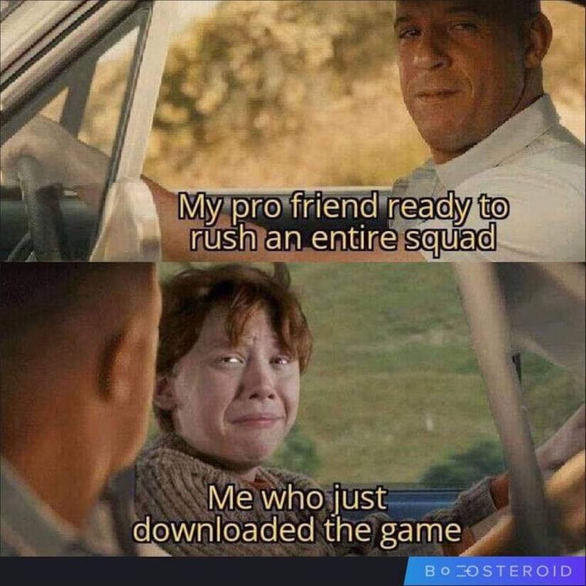 Warzone pro friend meme