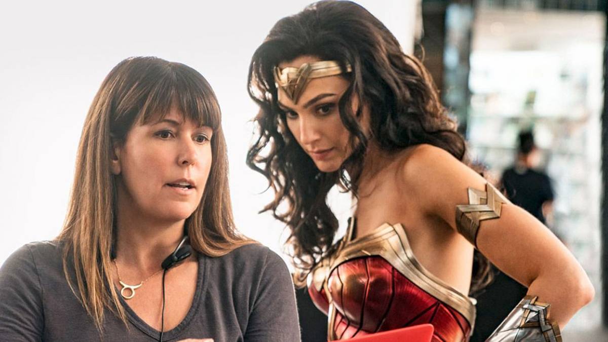 Patty Jenkins directs Gal Gadot in Wonder Woman 1984