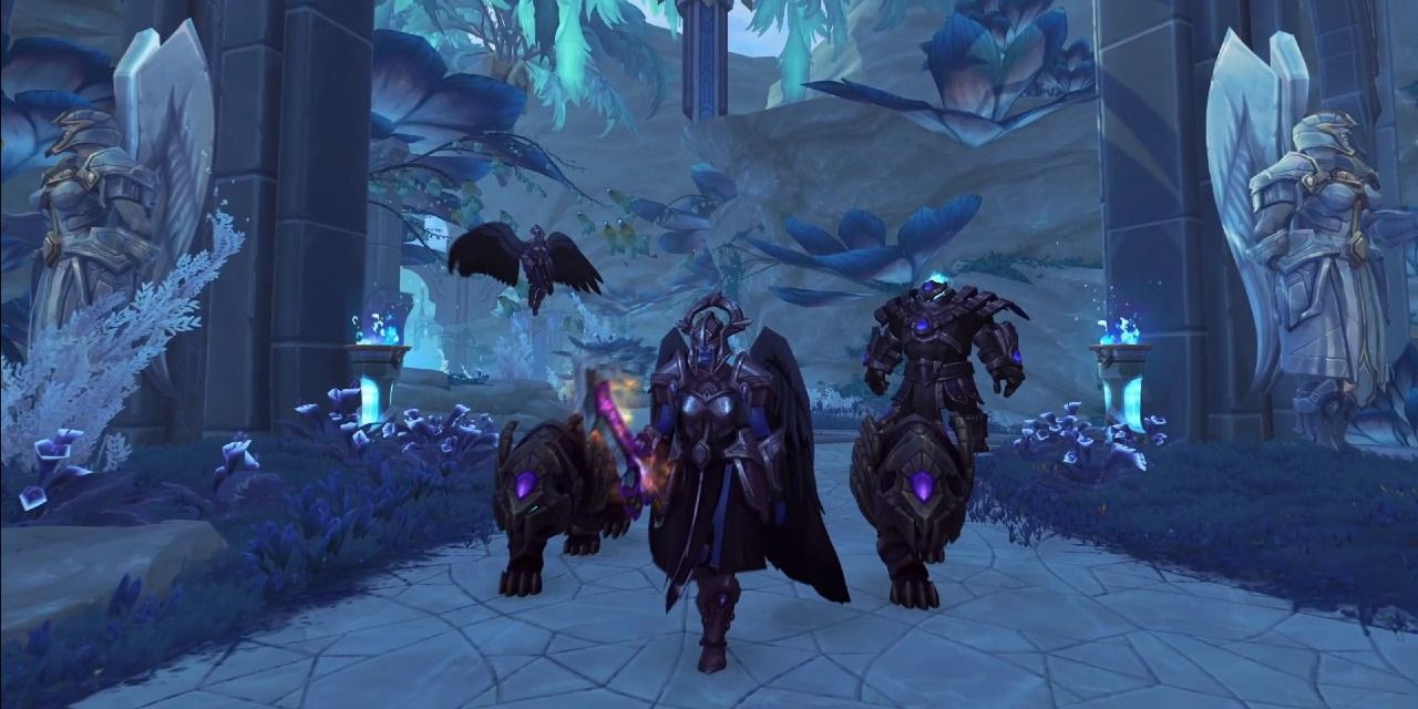 World of Warcraft Shadowlands In-Game Screenshot Shadow Fiends