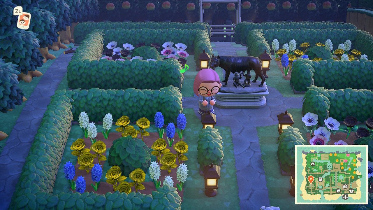 Animal Crossing New Horizons French Gardens