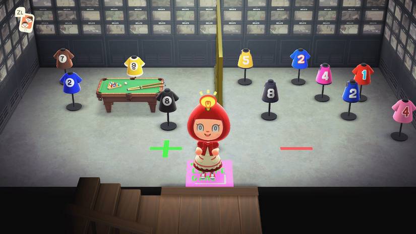 Animal Crossing New Horizons Number Shirt Puzzle