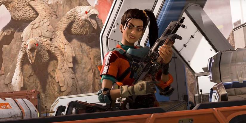 apex legends rampart with rifle