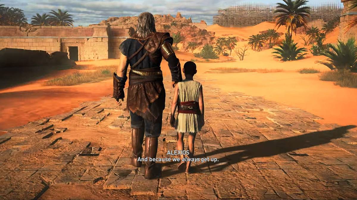 assassins creed odyssey darius and grandson elpidios