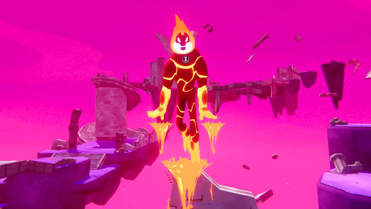 ben 10 power trip heatblast screenshot
