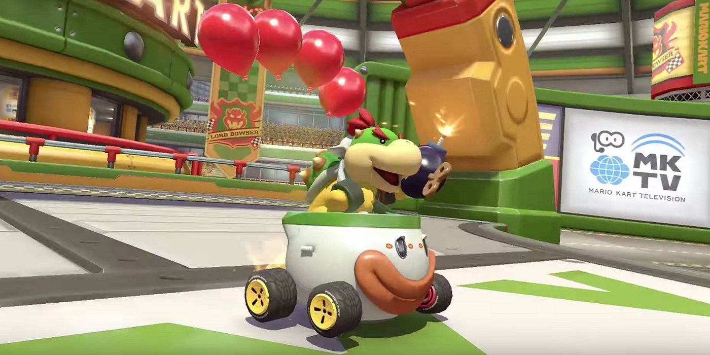 Bowser Jr. in Mario Kart