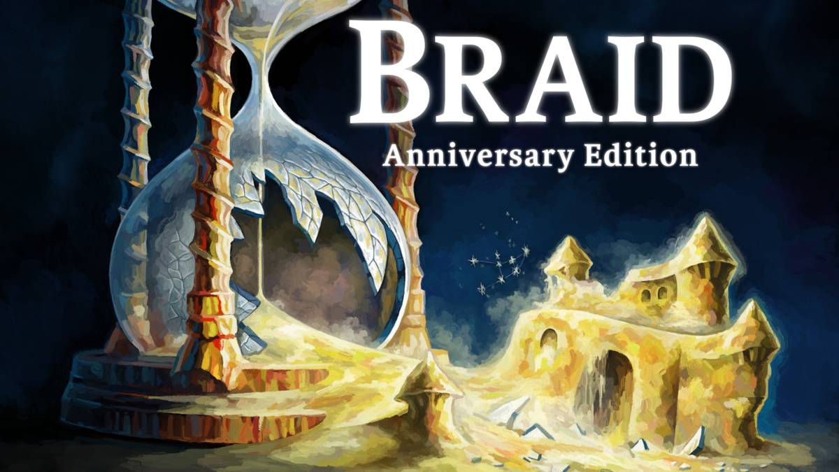 braid anniversary edition logo promo art