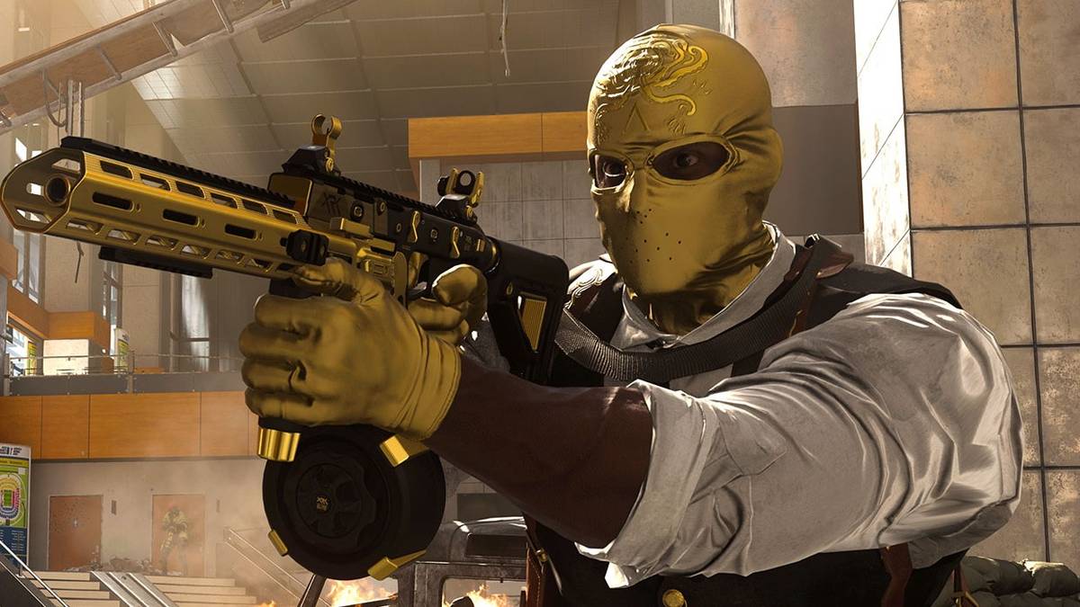 Call of Duty Modern Warfare Mother Lode Grau Mask