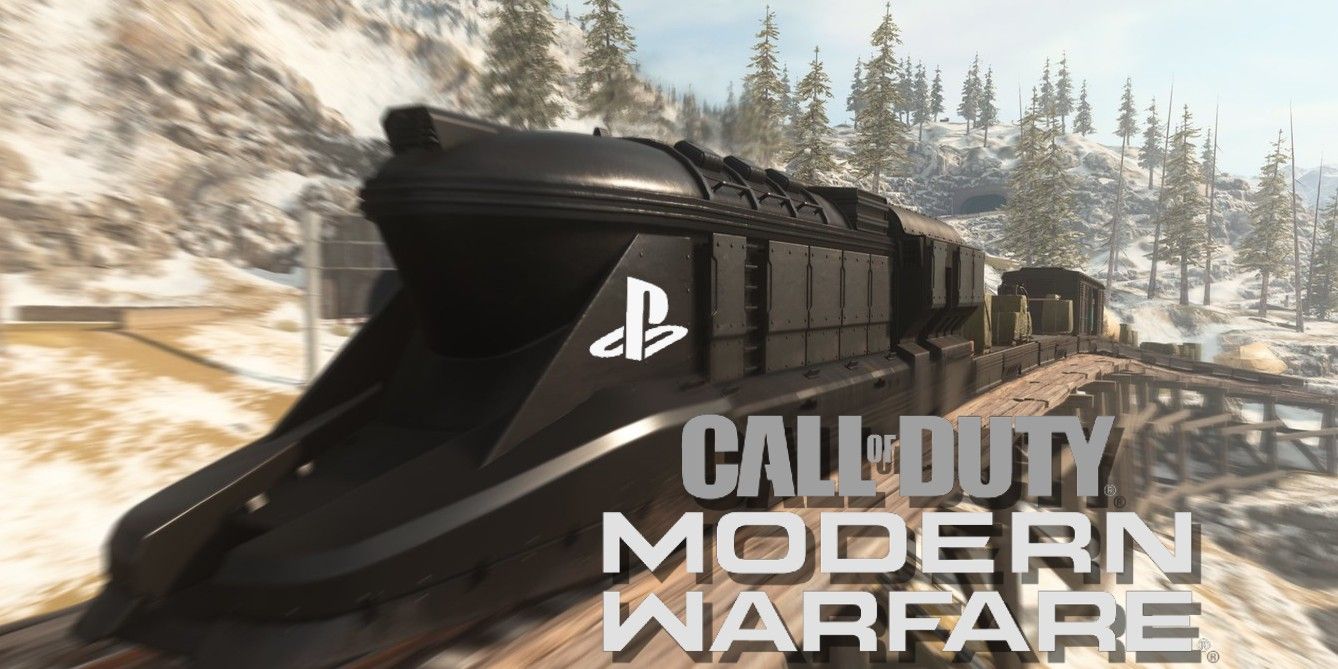 call of duty modern warfare playstation train