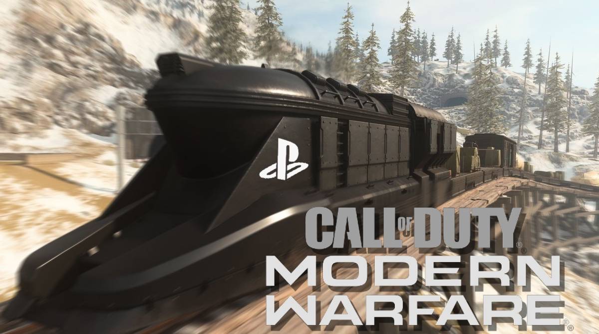 call of duty modern warfare playstation train