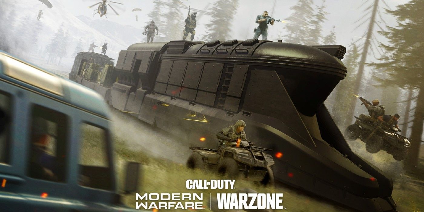 call of duty modern warfare warzone train promo art
