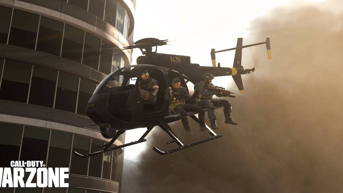warzone helicopter