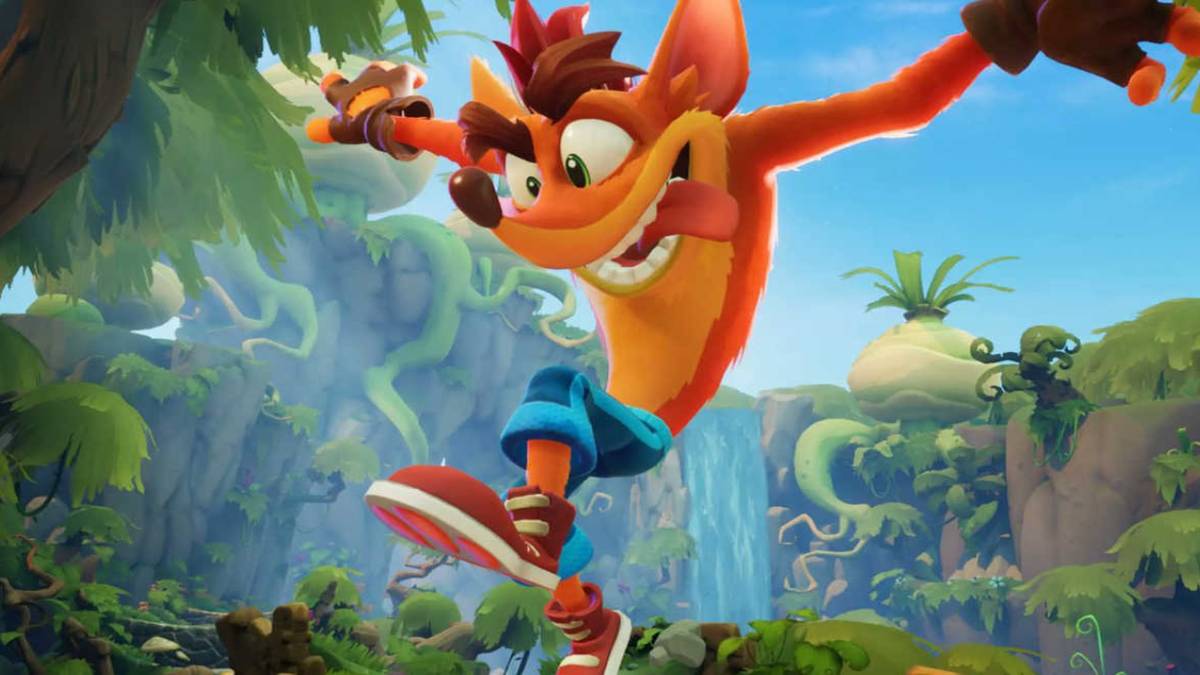 crash bandicoot jumping