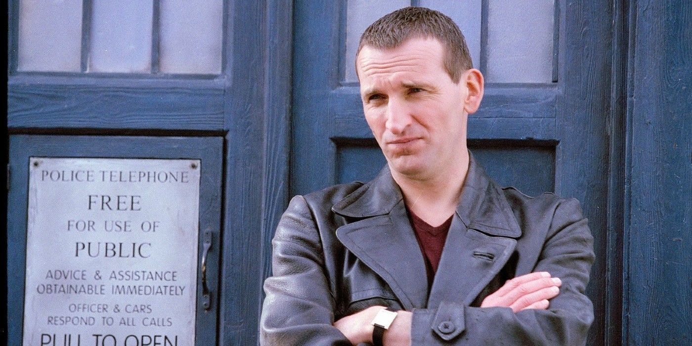 christopher eccleston 9th doctor who tardis