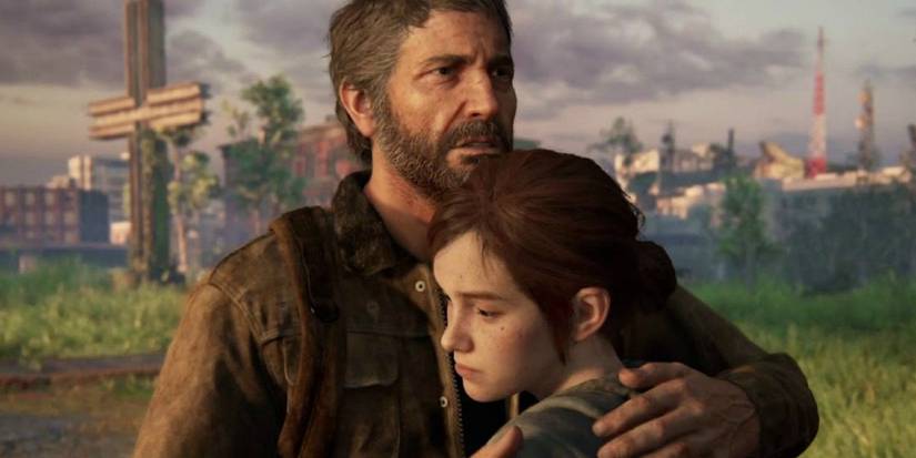 ellie and joel hug