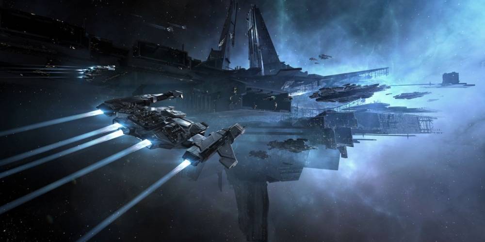 EVE Online artwork spaceship