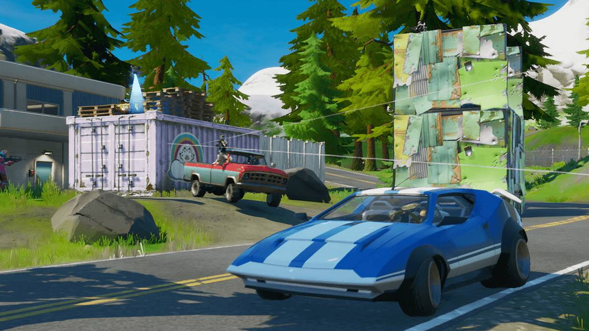 Fortnite car fight