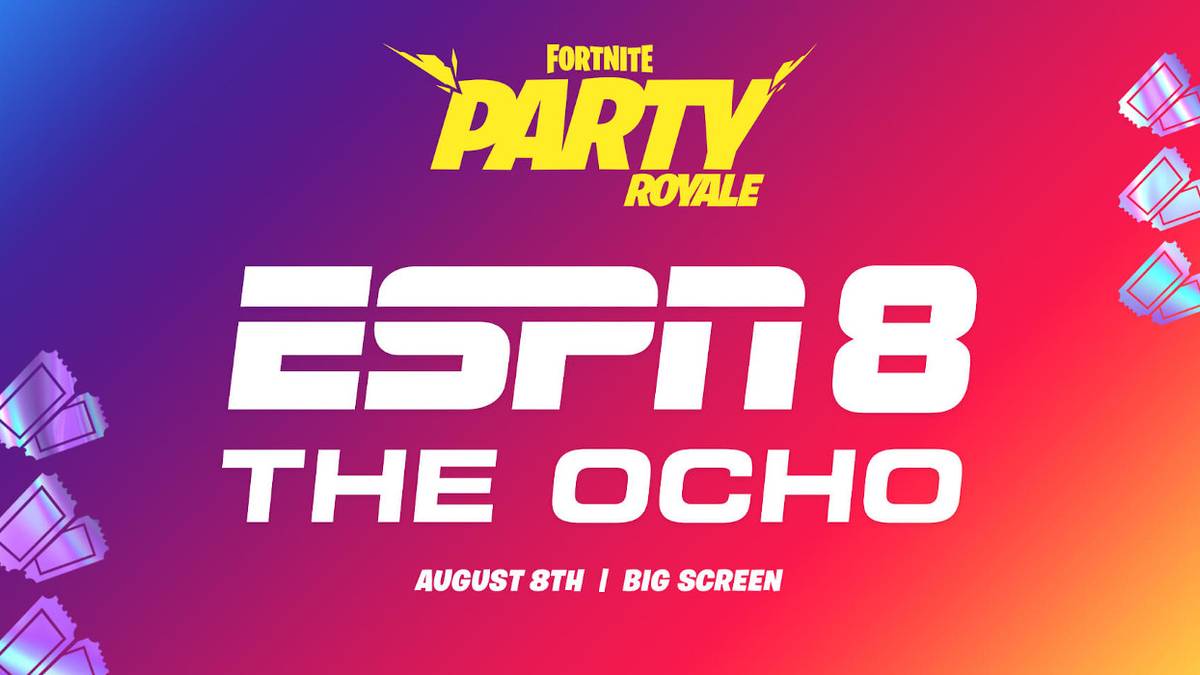 fortnite espn 8 the ocho party royale