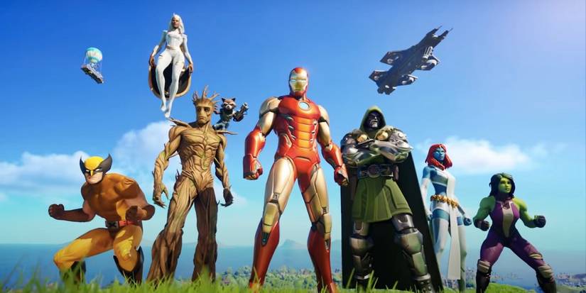 fortnite marvel heroes and villains